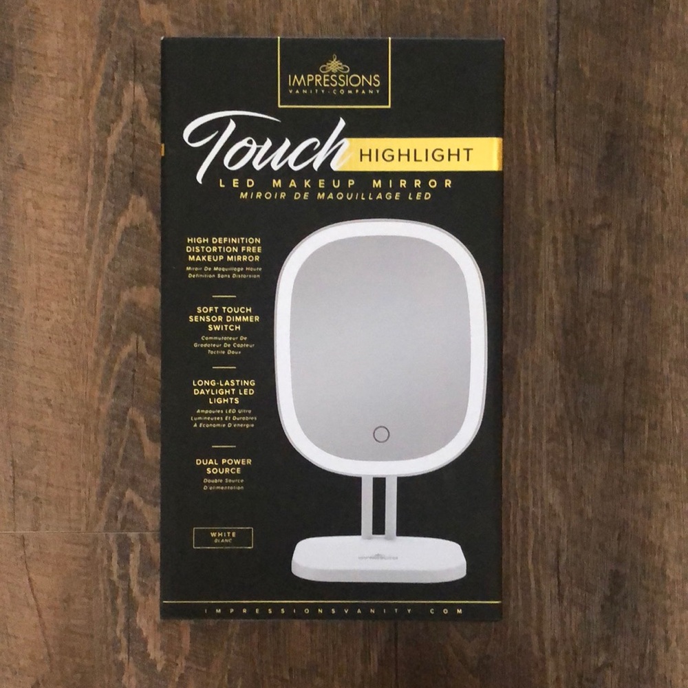 Impressions Vanity Touch LED makeup mirror